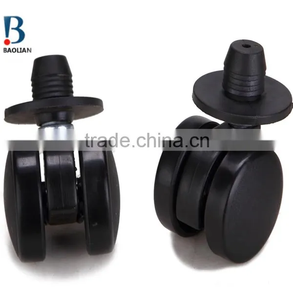 2016 Novelty Sales 30mm Black Nylon Swivel Furniture Twin Plastic Caster Wheels photo-5