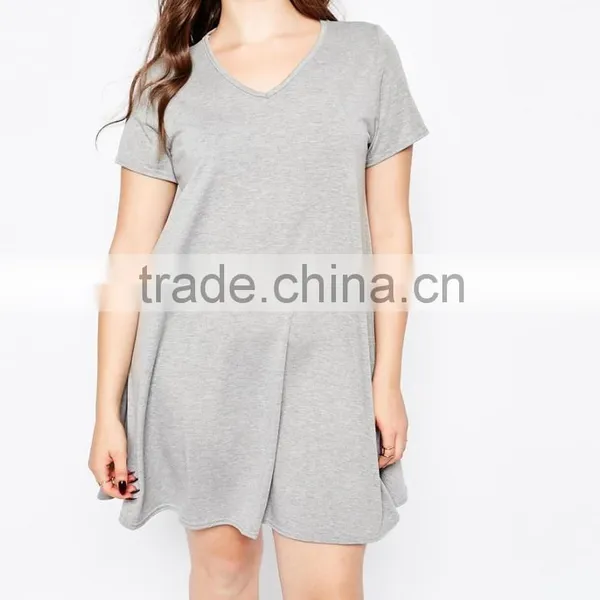 Clothes Casual Plus Size Shirt Dress XXXL Short Sleeve Fat Women photo-3