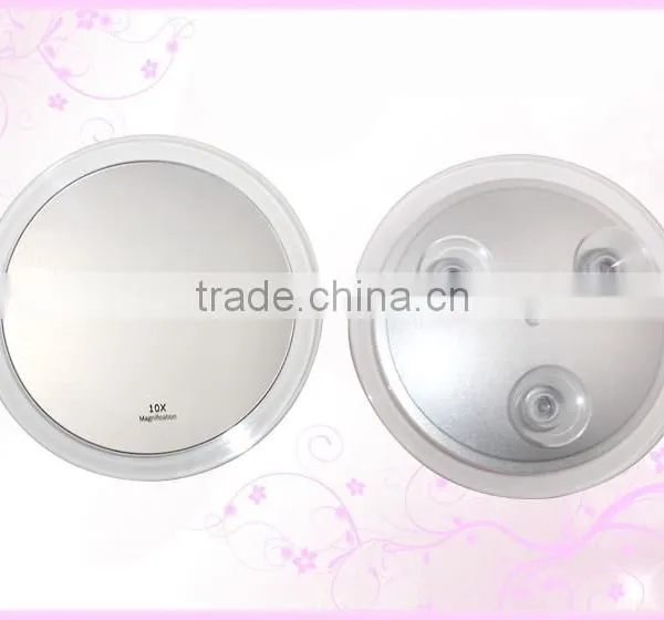 Wall Mounted Makeup Mirror With Suction Cups, 10x Magnifying Cosmetic Mirrors, Clear Suction Cup Mirrors photo-3