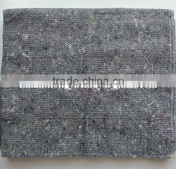 Stitch Bonded Nonwoven Grey Color Cotton Floor Wiping Cloth photo-3