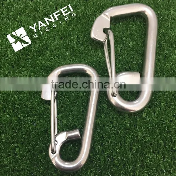 Stainless Steel Delta Simple Snap Hook With Eye photo-6