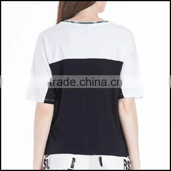 Wholesale Womens Round Neck Custom Screen Printed Tshirts photo-4