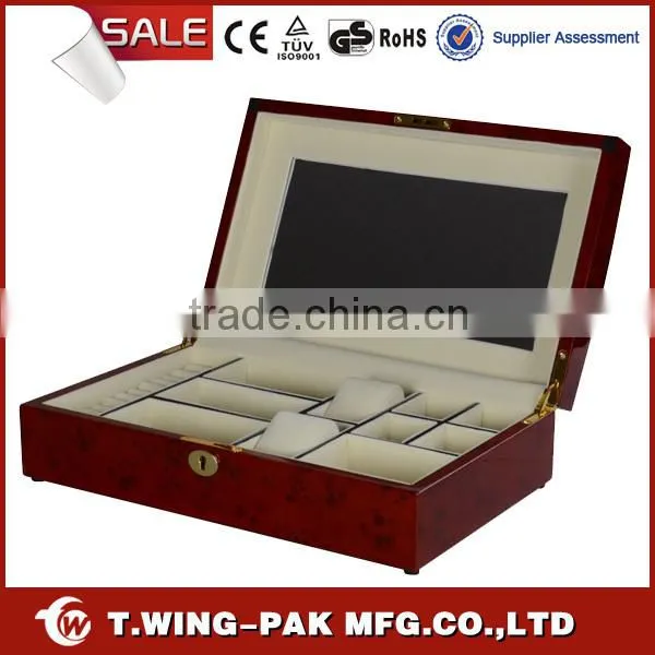 Luxury Wooden Watch Jewelry Box for Men