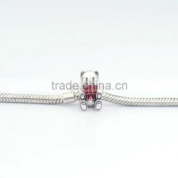 Lucky Floating Freedom Bear Charms Wholesale photo-4