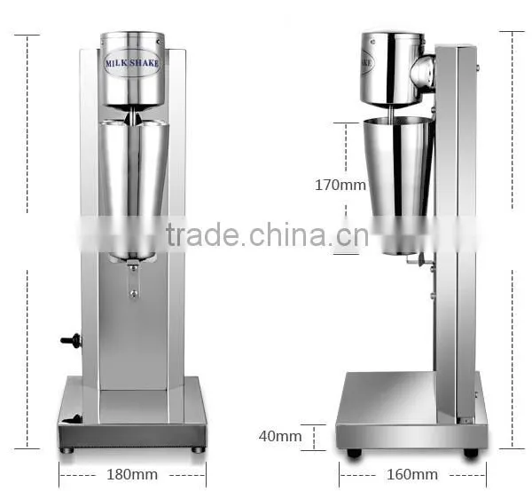 2015 Hot Sale Stainless Steel Milkshake Making Machine Single Head Milk Protein Shaker Automatic Electric Milk Shaker photo-2