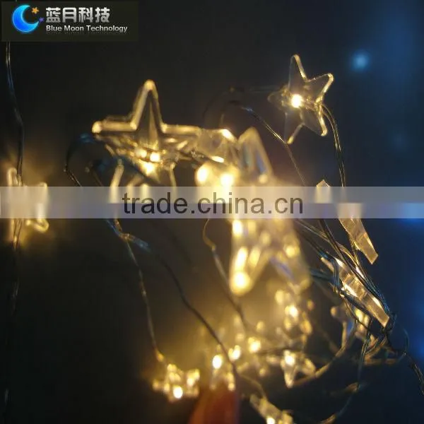 Solar Christmas Star Light Copper Wire High Flexible Fit for Indoor Outdoor Decoration With 3AA Battery Case photo-5