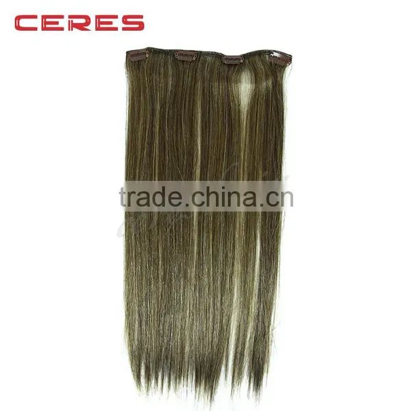 Stock Synthetic Hair Clip in Hair Extension, Factory Price Invisible Hair Clip Quality Choice photo-4