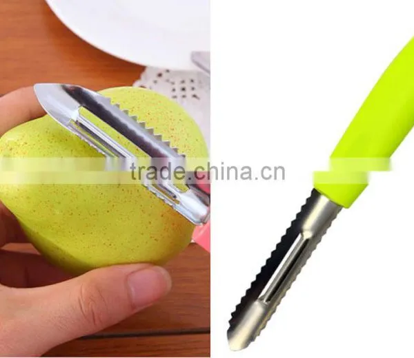 Stainless Steel Fruit Peeler Fish Scale Scraper Multifunction Kitchen Tools With ABS Handle