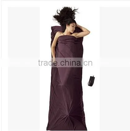 100% Habotai Silk Camping Sleeping Bag photo-4