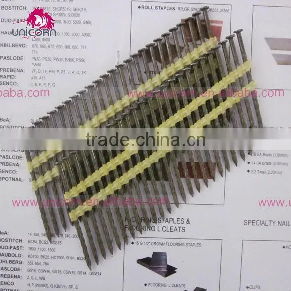 21degree Plastic Strip Steel Nail