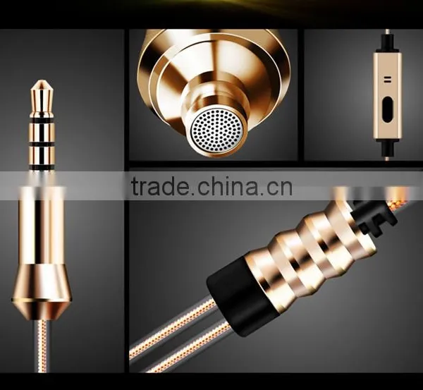 Colorful Metal Earphone With Microphone photo-3