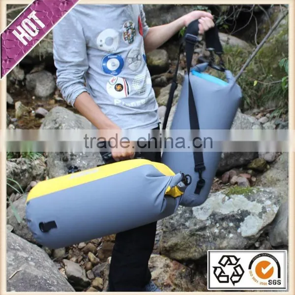 High Quality PVC Tarpaulin Waterproof Dry Bag for Diving Floating With Shoulder Strap photo-5