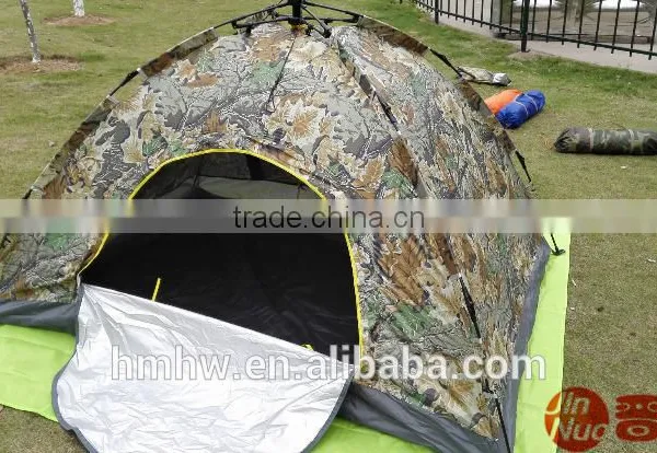 3-4 Person Fiberglass Pole Outdoor Camping Tent photo-2