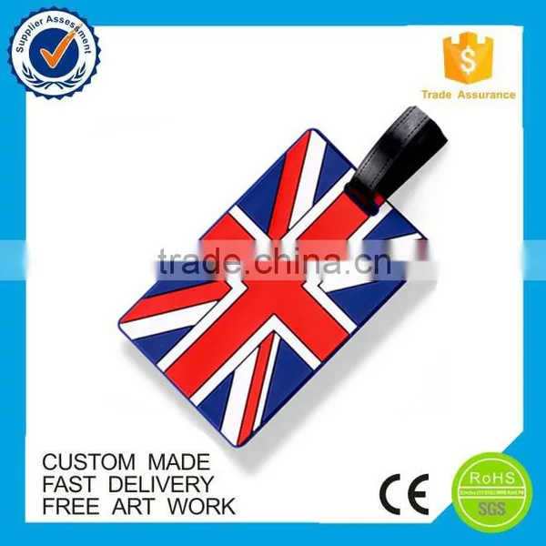 Custom Made Souvenir Pvc Flag Luggage Tag photo-4