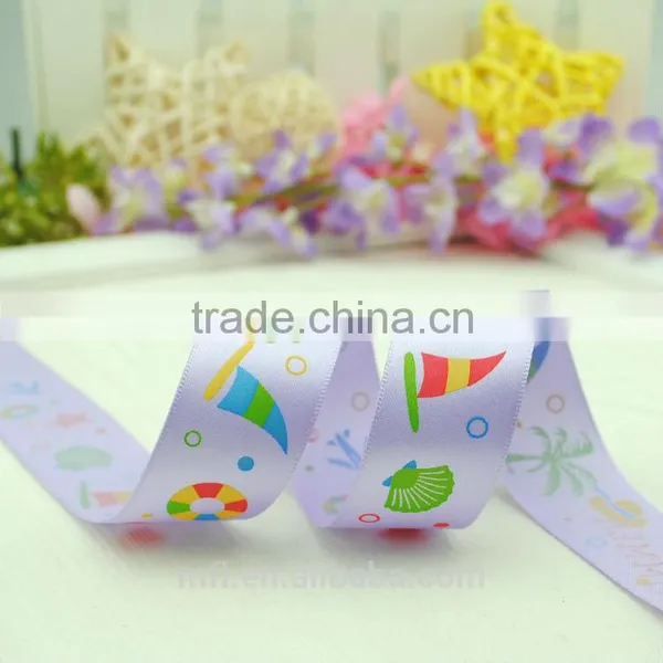 Mutli Color Custom Printed Ribbon Satin for Sale photo-3