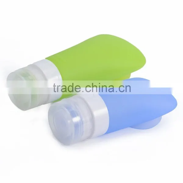 Fashion hot sale Convenient Bpa Free Leak Proof Silicone Travel Shampoo Bottle