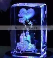 Customizde Crystal 3d Laser for Birthday Valentine's Gifts photo-2