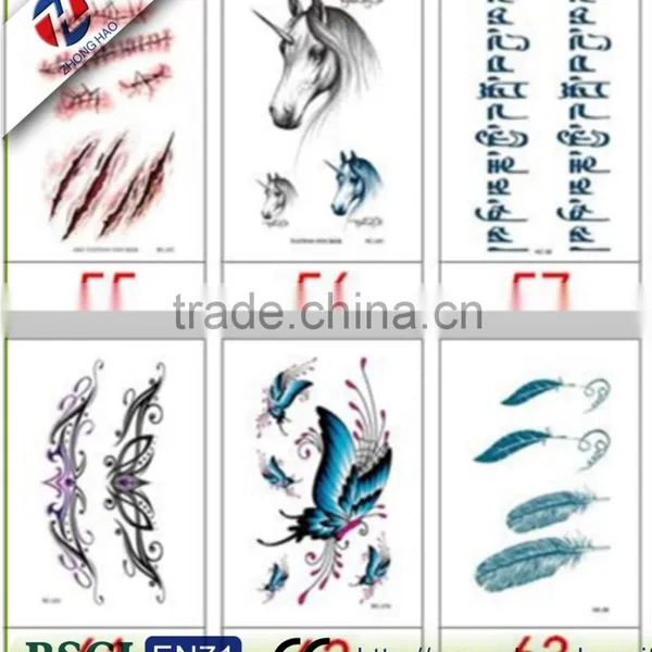 Fashion Temporary Water Transfer Body Tattoo Sticker for Decoration photo-2