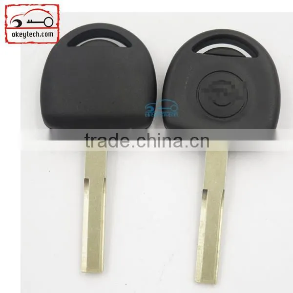 Okeytech Opel Transponder Chip Key Shell Blank With HU43 Blade With Logo Transponder Chip Key Blank Opel Car Key Case photo-2