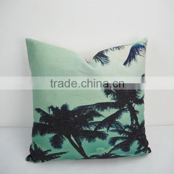 Throw Decorative Hotel Pillows Square Plain Patterned Cushion Cover Scenery Digital Printing Pillow Case photo-3