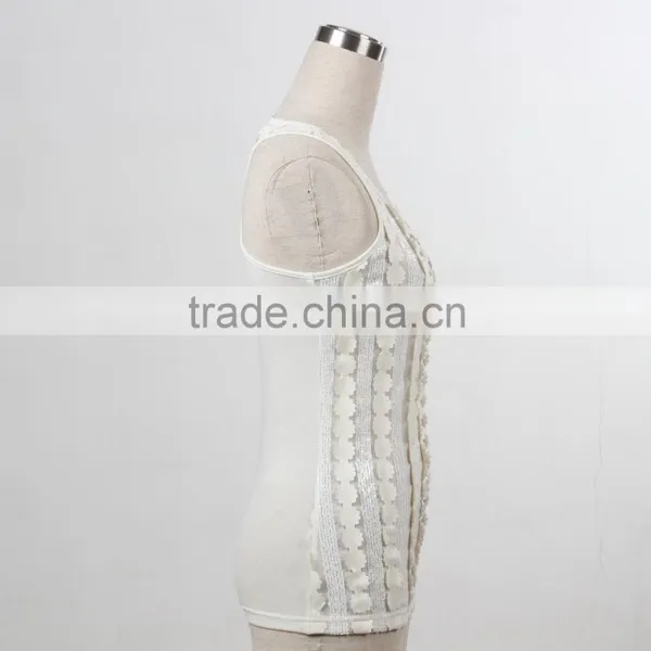 F5S15312 Fashion Paillette Tank Top For Women photo-2