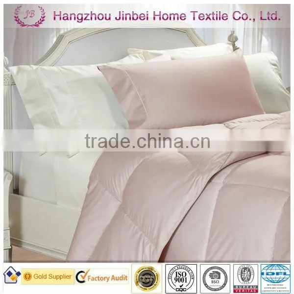 Sand White Goose Feather Comforter photo-5