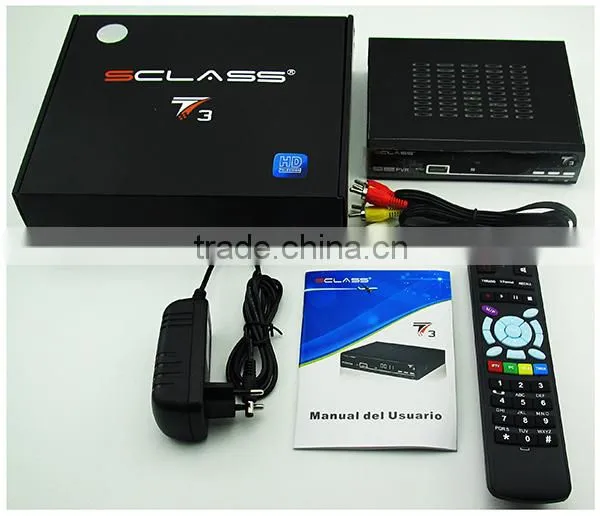 Hot Sale in South America Country ,sclass T3 Satellite TV Receiver Support Ethernet,DVB-S2,free IKS Andsks photo-3