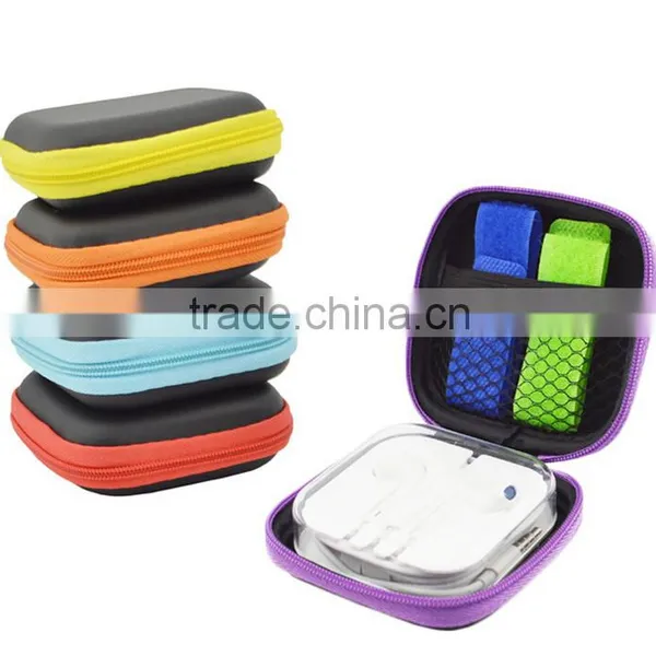 Mini Square Shape EVA Earphone Carrying Bag, EVA Earphone Case Bag photo-3