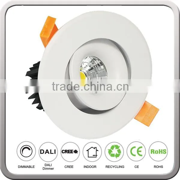 6W 9W Ceiling Recessed LED Down Light for Villa Hotel Shopping Mall photo-2
