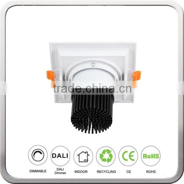 6.5 Inch Square Down Light 20W 30watt Rectangular Downlight With Cree Chip photo-3