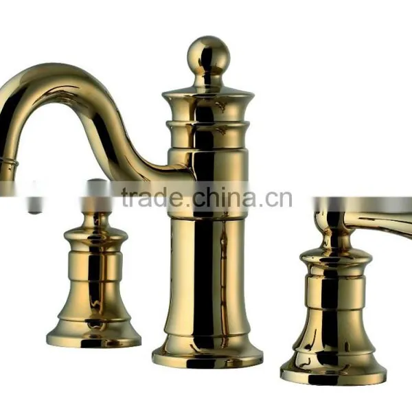 3-hole Brass Wash Basin Faucets photo-2