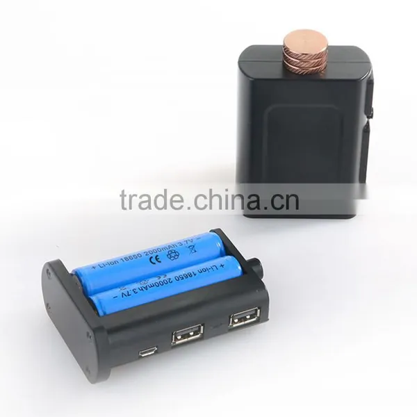 18650 Battery Removable ABS Flashlight Power Bank photo-3
