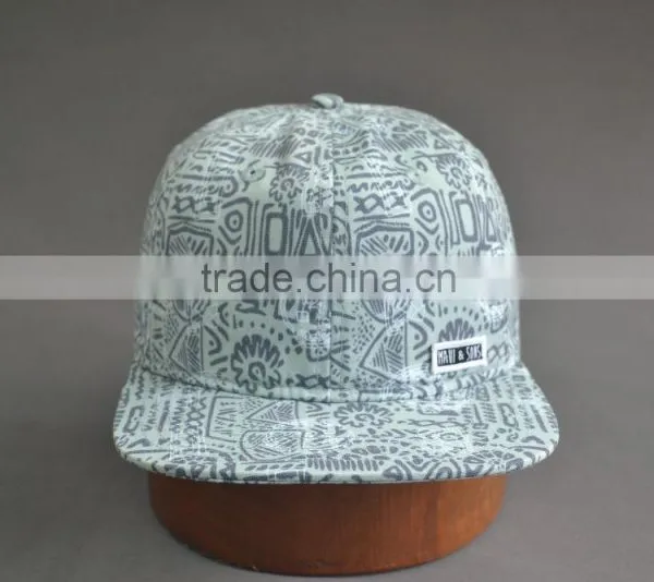 Custom Cheap Flat Brim Cap photo-2