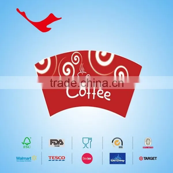 Disposable PE Coated Paper Cup Piece /fan/ Sheet for Coffee photo-2