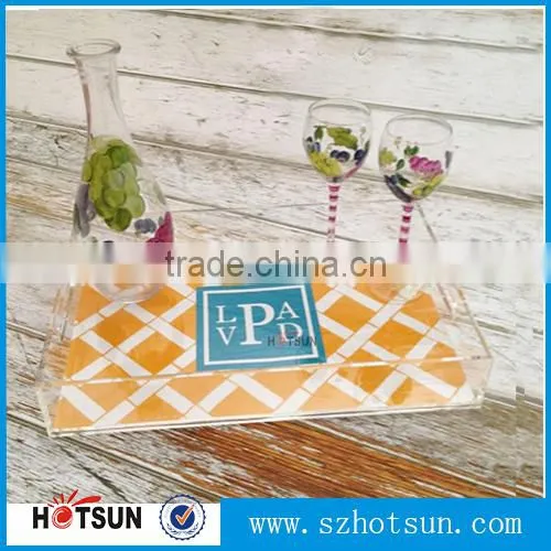Hot Sales Acrylic Food Serving Tray for Christmas Festival photo-2