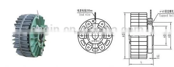 ZA-Y High Quality Printing Machine Magnetic Powder Brake photo-2