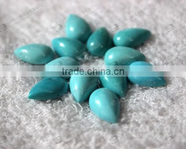 Natural Turquoise Stone Pear Cabochons