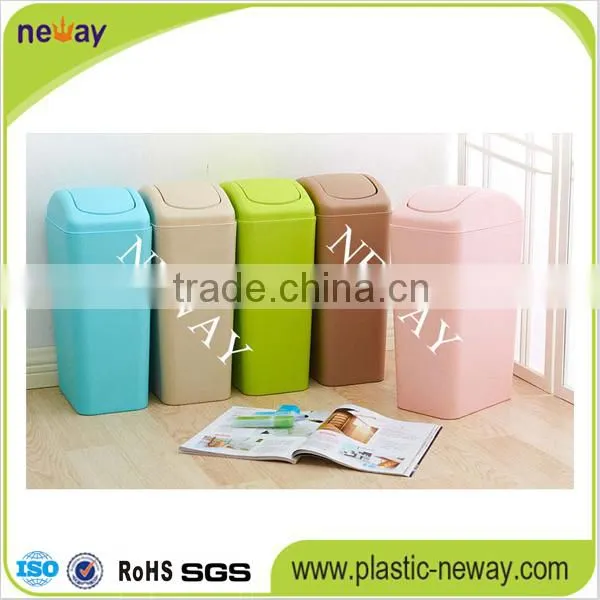 Plastic Trash Bin With Lid photo-2