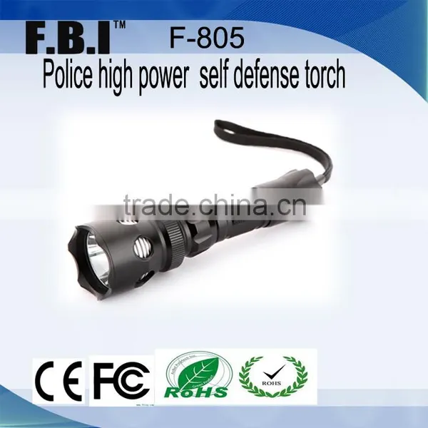 Rechargeable Aluminum Alloy XM-L T6 LED Strong Light Waterproof Blinker Led Police Flashlight