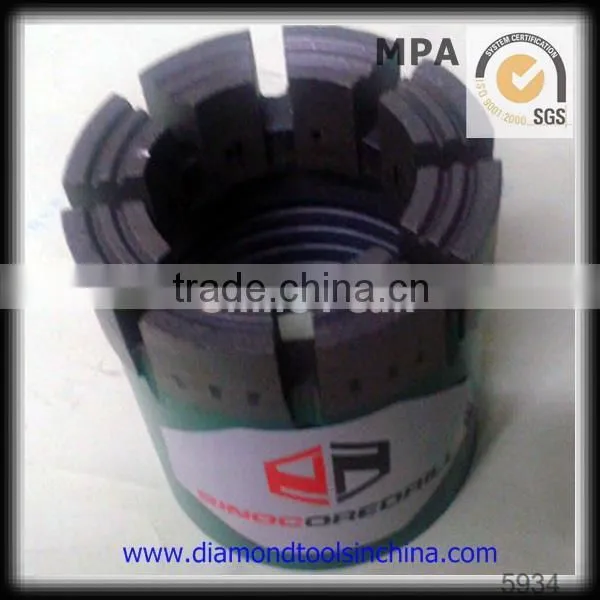Side Protection Dry Coring Brazed Segmented Diamond Drill Bits for Granite photo-3