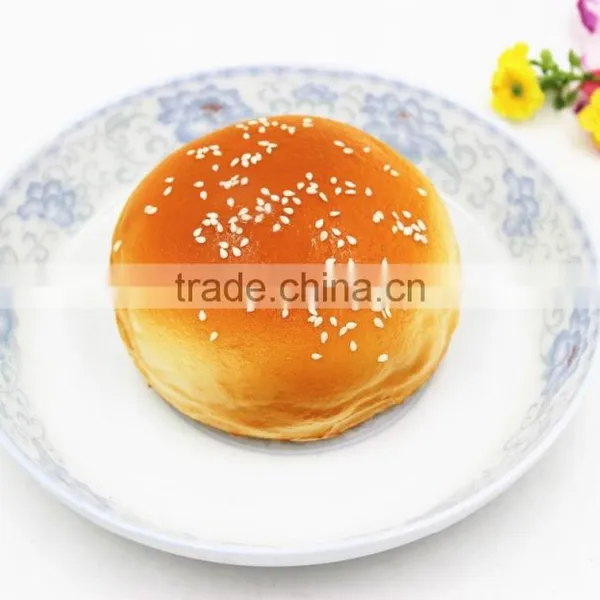 PU Wholesale Artificial Fake Sesame Bread Model With Cream Scent Bakery Window Shopping photo-3