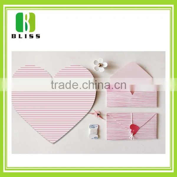 Luxury Floral Customized Folding Envelop Heart Shape Wedding Invitations Paper Cut Greeting Cards and Invitation photo-2