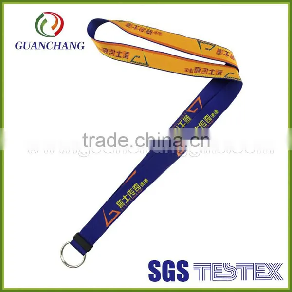 Promotional Custom Polyester Lanyard, Woven Lanyard, Jacquard Lanyard photo-2