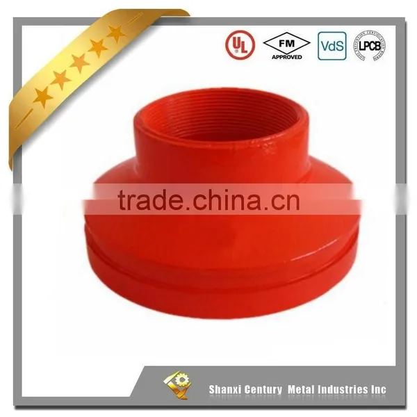 FM Approved Ductile Iron Grooved Couplings and Fittings Grooved Concentric Reducer