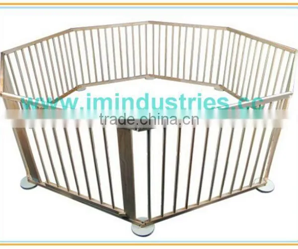 Baby Playpen Wood Playpen Folding photo-3