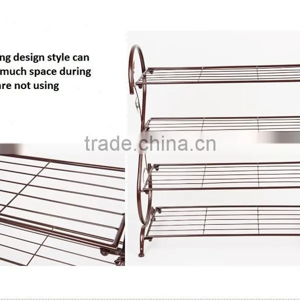 Vivinature 3 Layers Shoes Storage Rack and Shoes Shelves photo-6