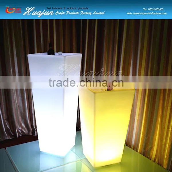 Mood Garden Champagne Pot/ Out Door Plastic Storage Container/LED Ice Bucket/color Chaning Outdoor Planter photo-6