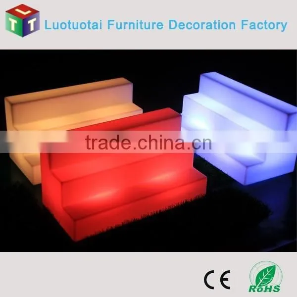 Plastic Battery Luminous Led Wine Bottle Rack for Sale photo-3