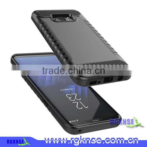 RGKNSE Factory Price TPU PC 2 in 1 Hybrid Phone Case For Samsung Galaxy S8 Back Cover photo-6