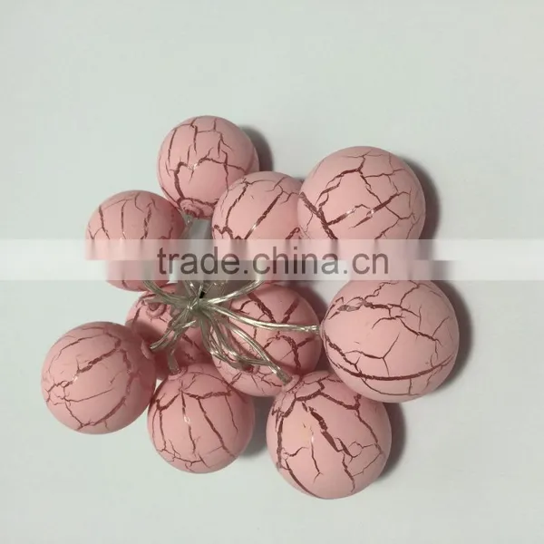 Home Decoration Paint Crack Shape Ball 10 Leds Battery Operated Led String Light photo-5